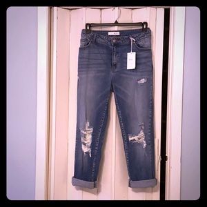 KanCan brand distressed boyfriend jean
